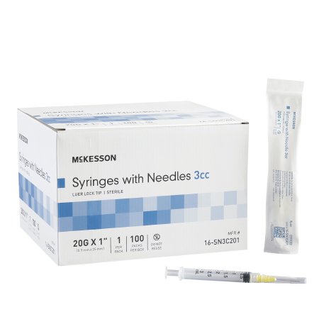 McKesson Standard Hypodermic Syringe with Needle