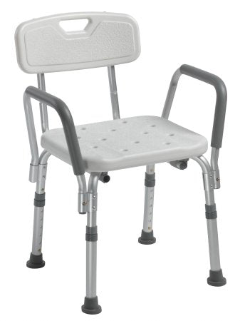 Drive Shower Chair with Back and Removable Padded Arms