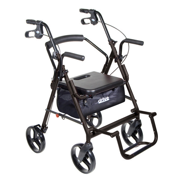 Drive™ Duet 4 Wheel Rollator / Transport Wheelchair