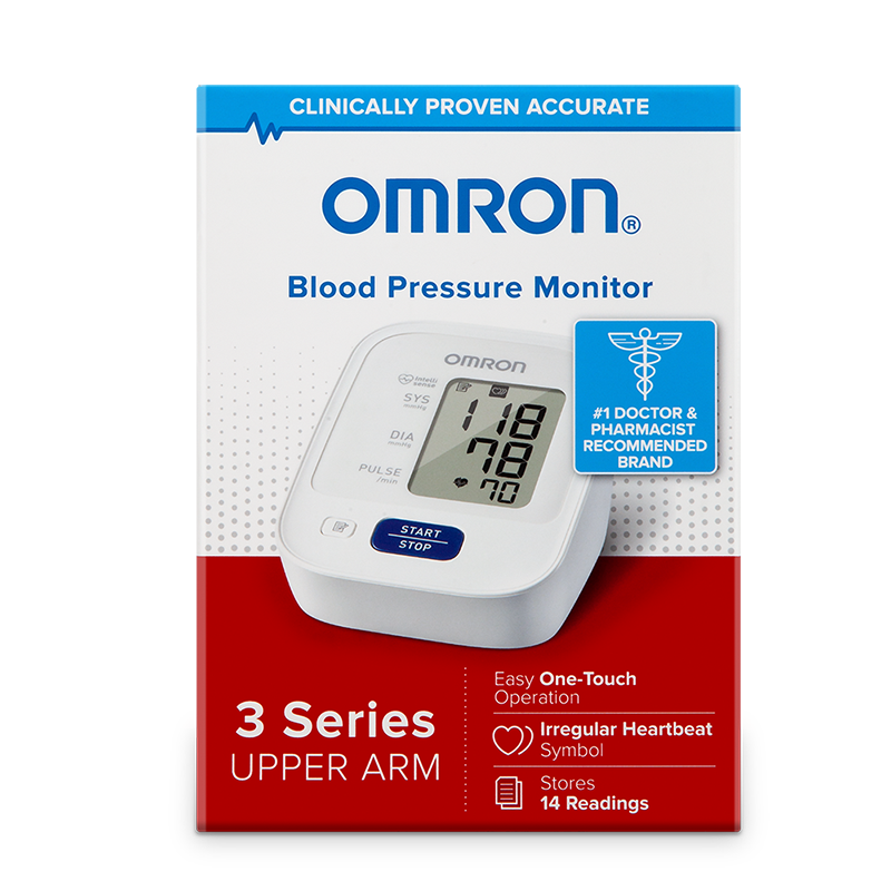 Omron®3 Series™ Home Automatic Digital Blood Pressure Monitor