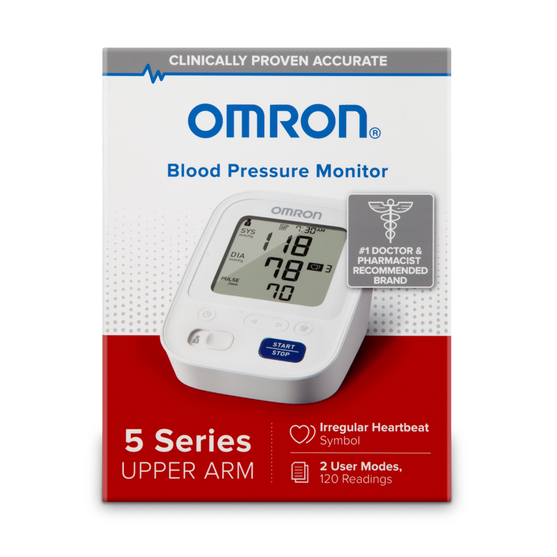 Omron®5 Series™ Home Automatic Digital Blood Pressure Monitor