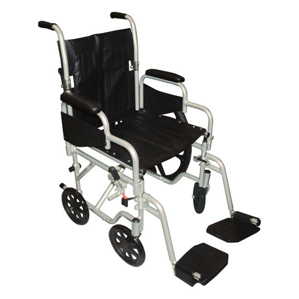 Drive Poly-Fly High Strength, Lightweight Wheelchair/Flyweight Transport Chair Combo