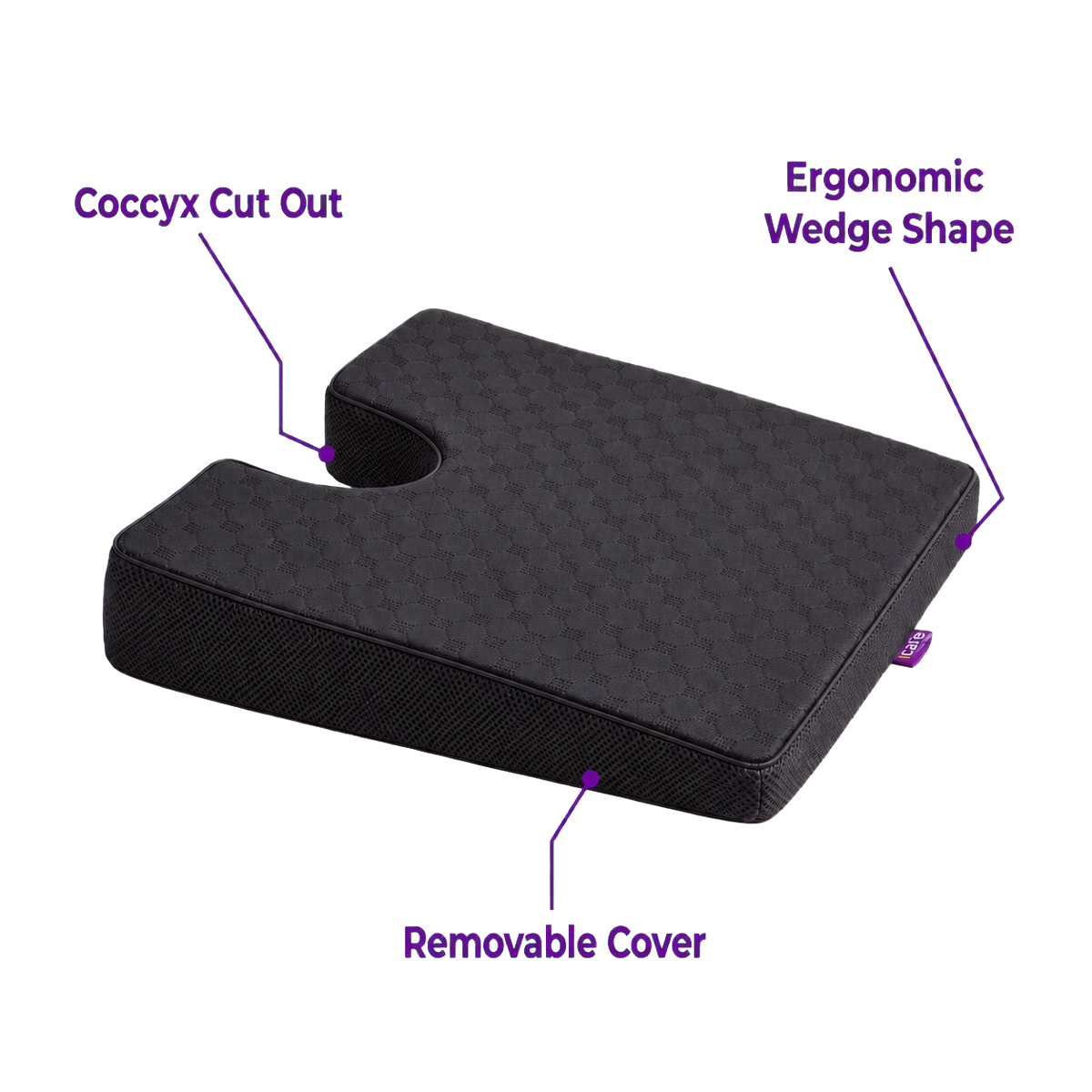 Icare Supporta coccyx wedge cushion alternate view