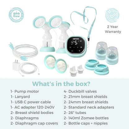 Zomee Z2 - Smart Double Electric Breast Pump