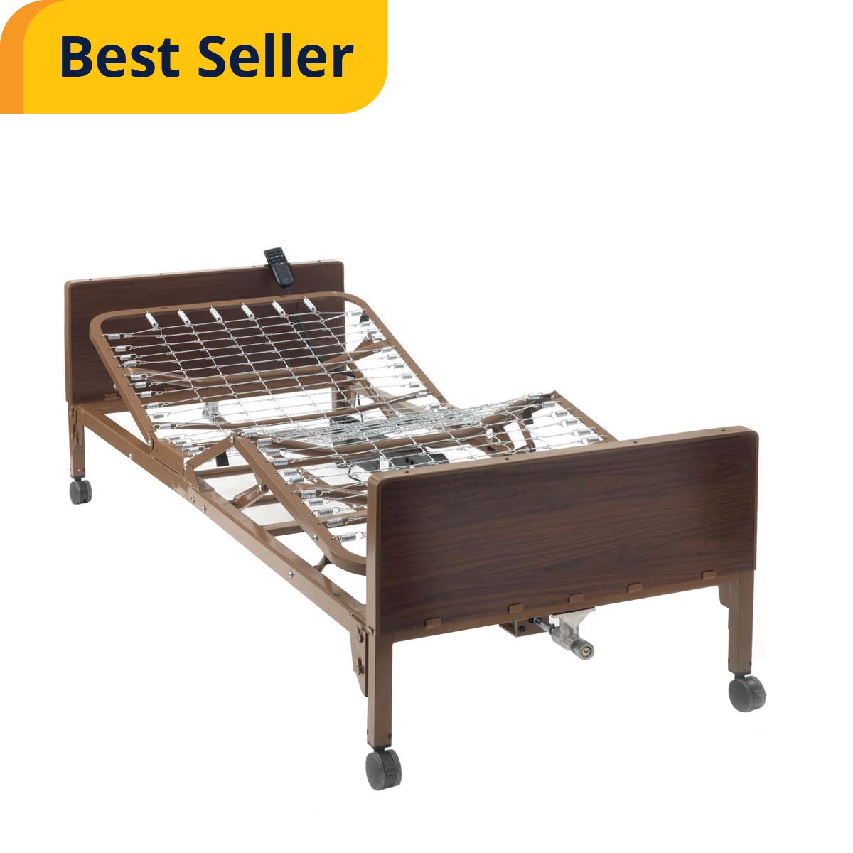 Medline Basic Homecare Beds, Semi-Electric Hospital Bed