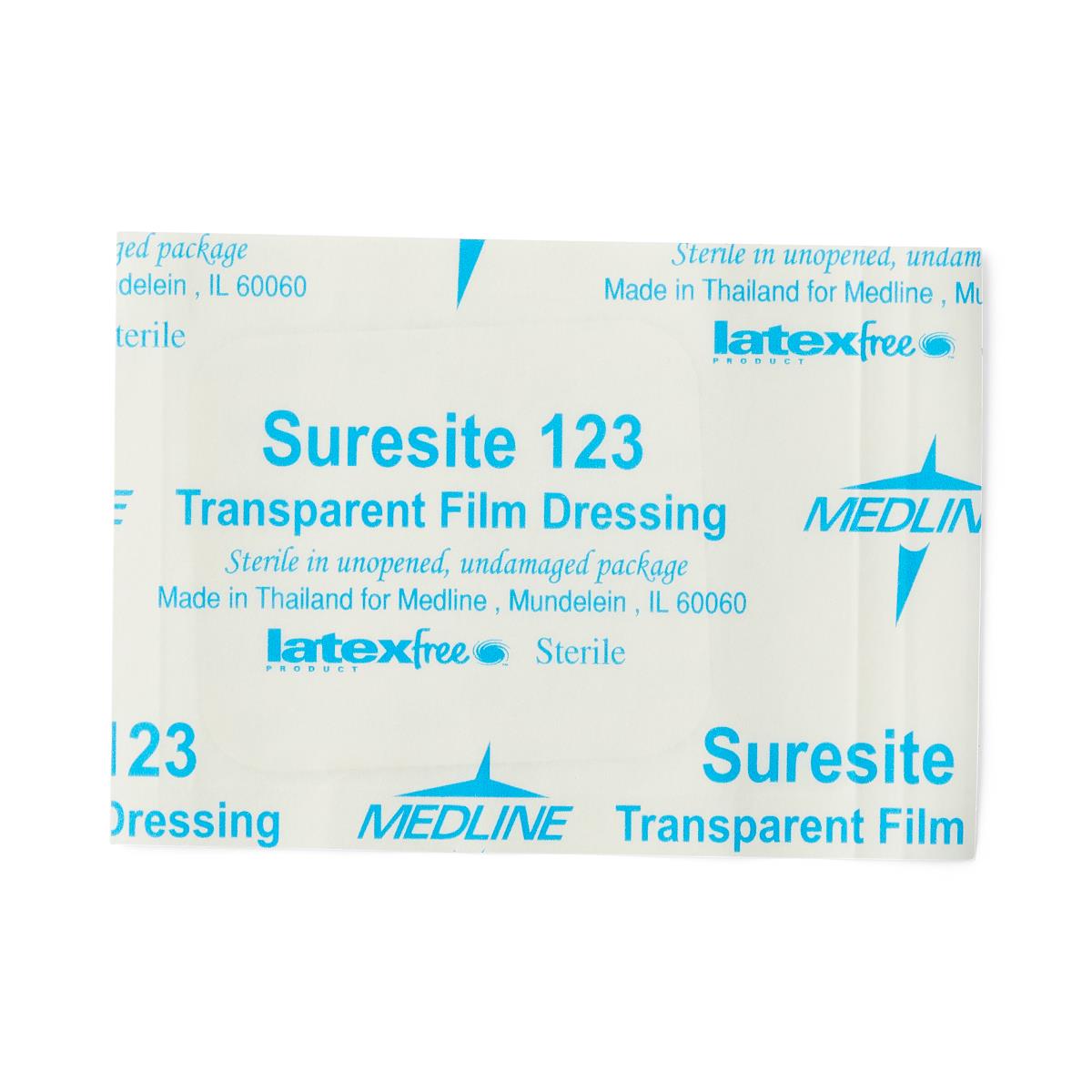 Medline Suresite 123 Transparent Film Dressing