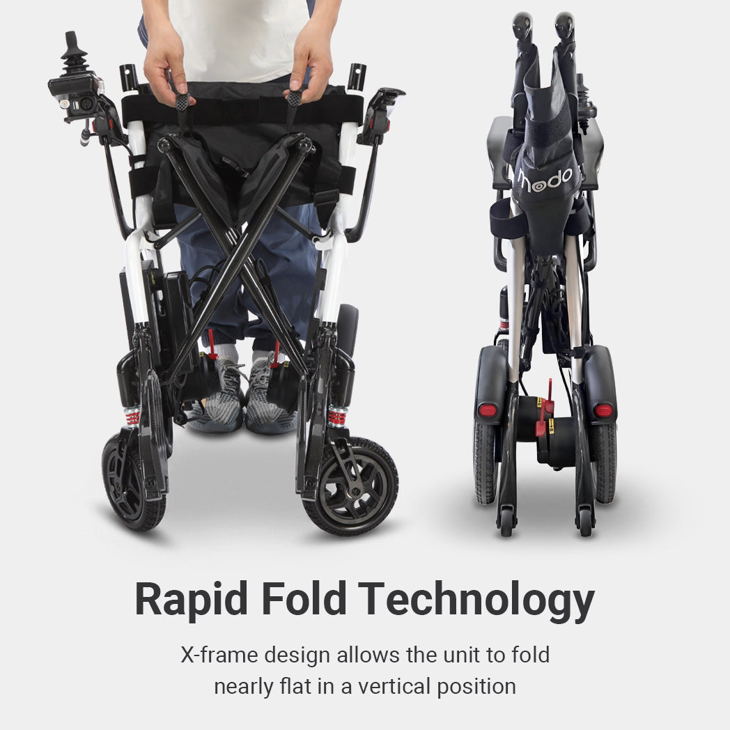 WHILL Modo Breeze rapid fold technology
