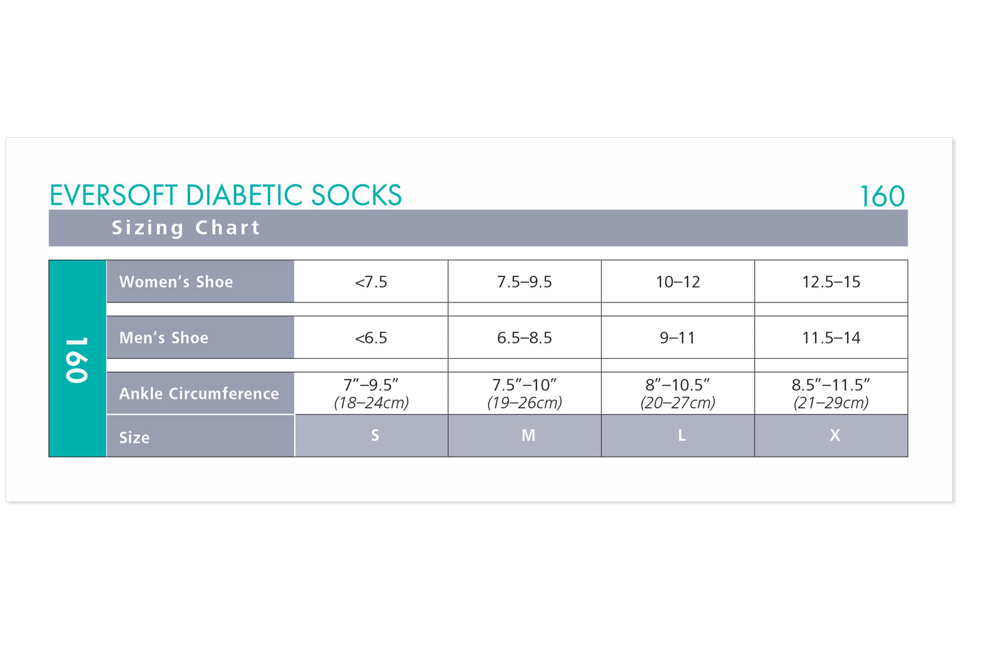 Sigvaris EverSoft Diabetic Sock 8-15mmHg