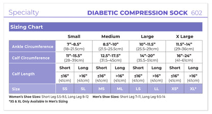 Sigvaris Mens Diabetic Compression Socks 18-25 mmHg