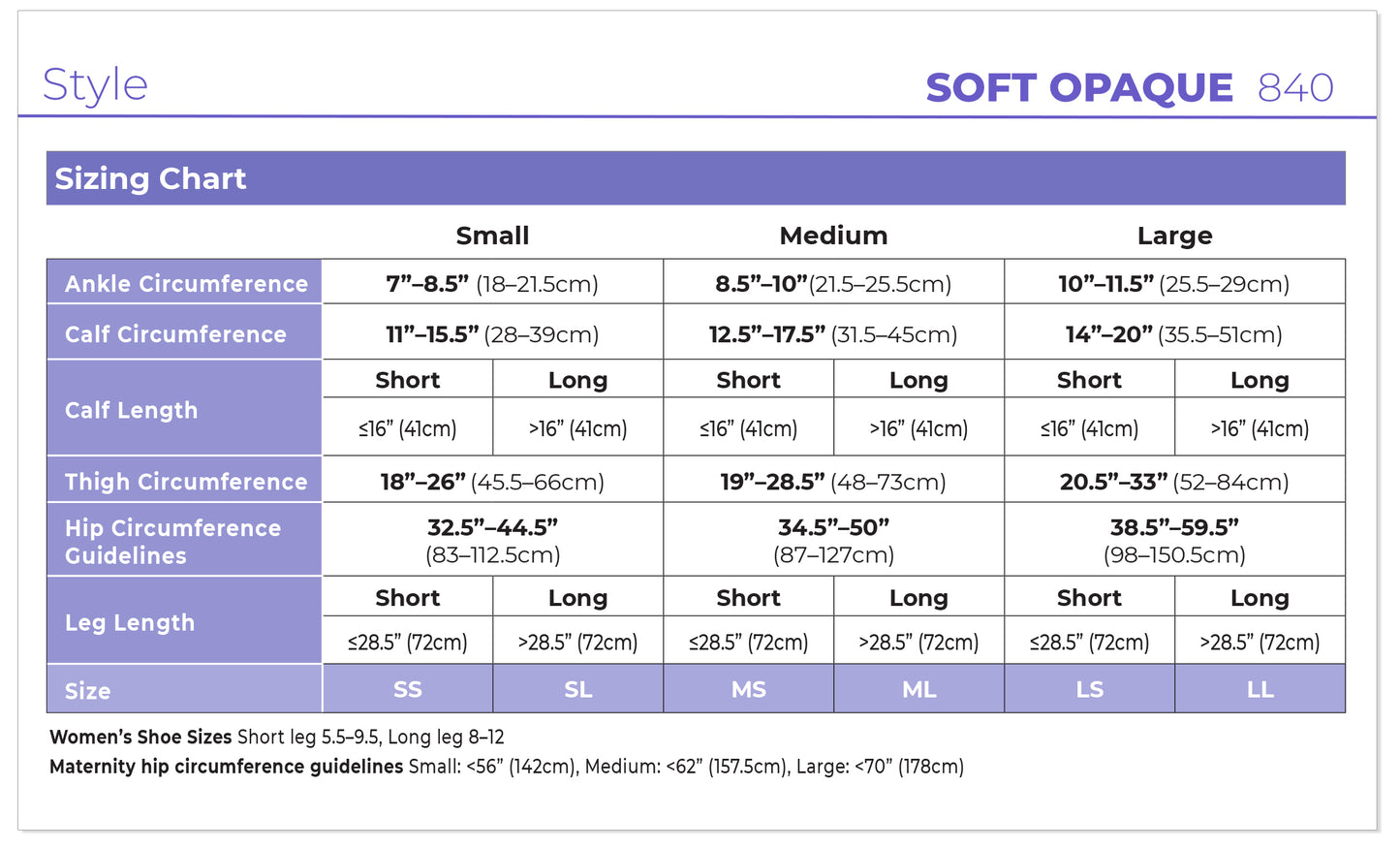 Sigvaris Soft Opaque Women's Knee High 15-20 mmHg