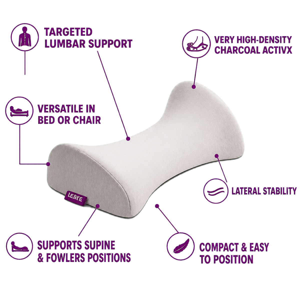 Icare Reform lumbar positioning support alternate view