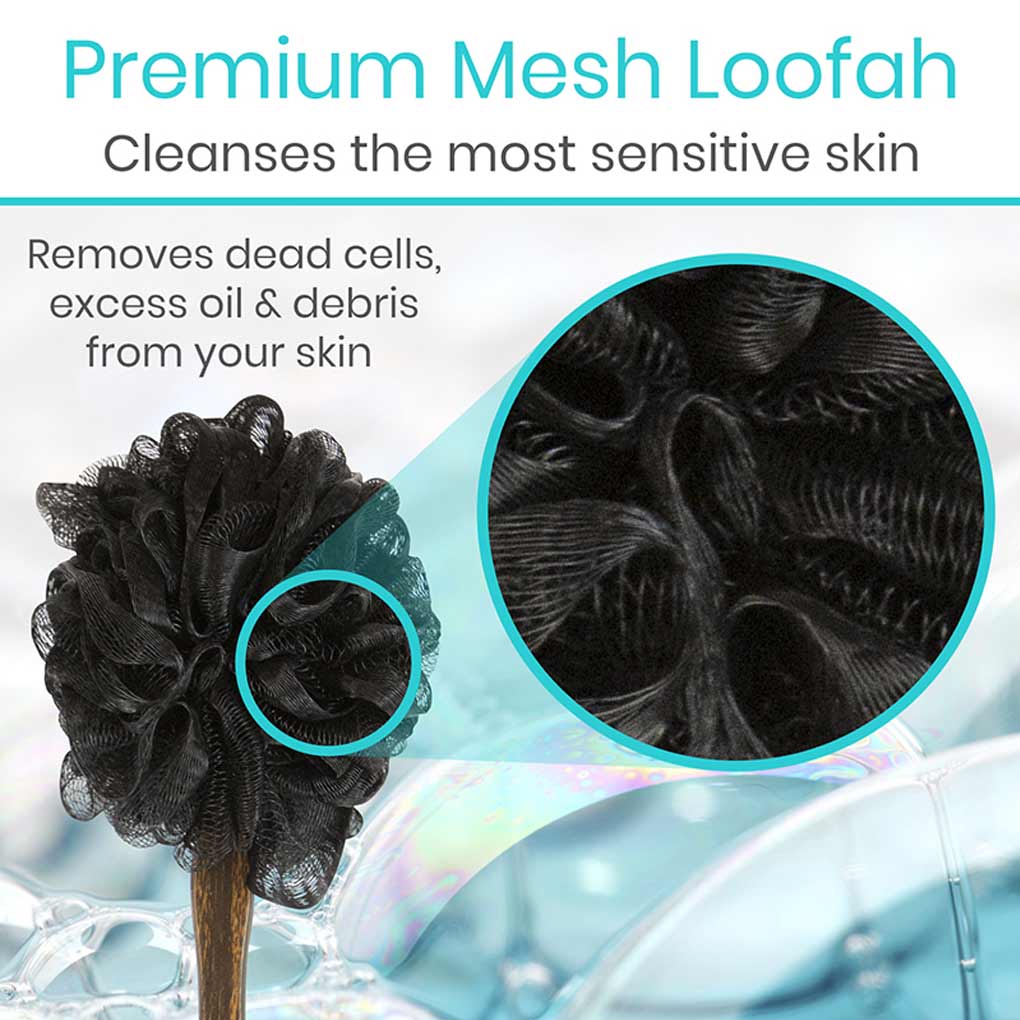 Loofah Brush Dark