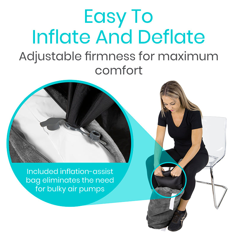 Inflatable Bed Wedge Pillow