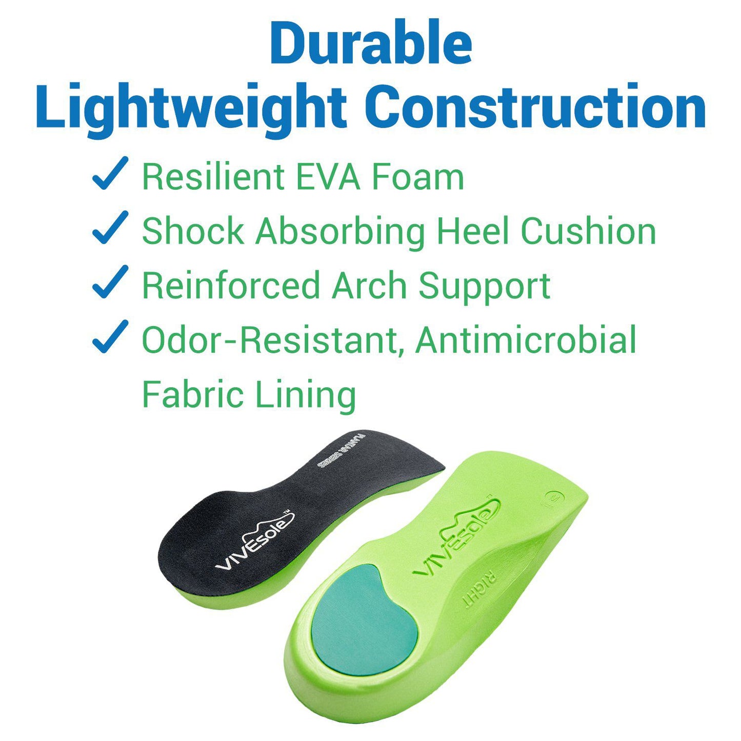 Plantar Series - 3/4 Length Insoles