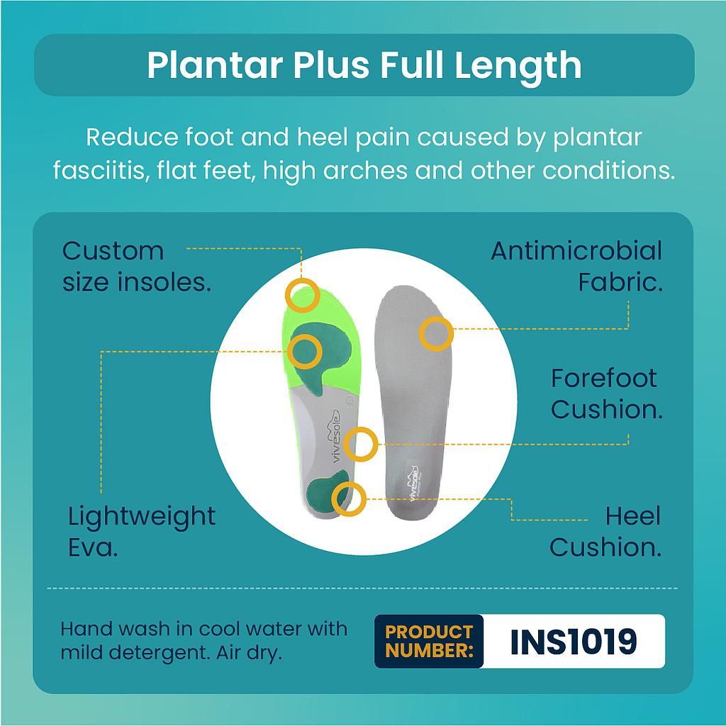 Plantar Plus - Full Length Insoles