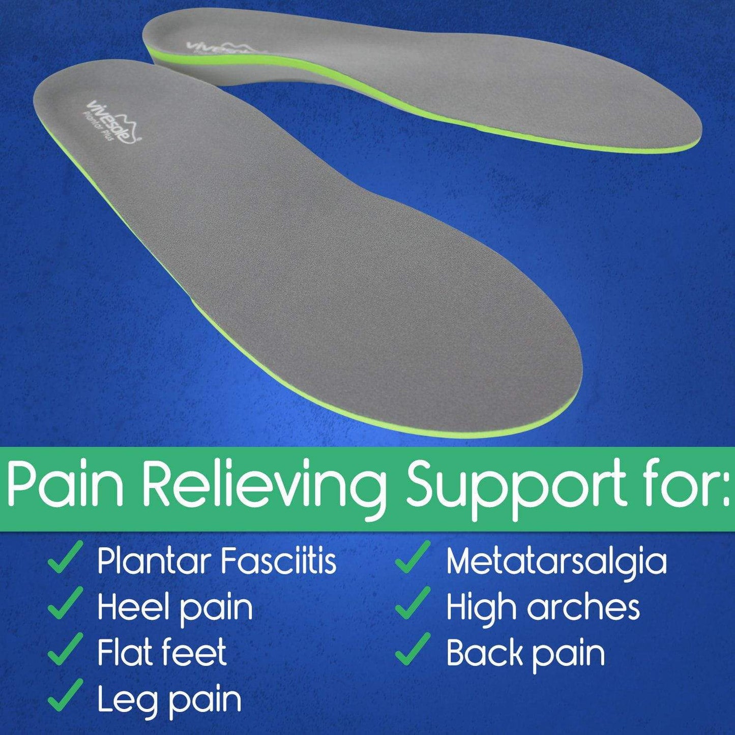 Plantar Plus - Full Length Insoles