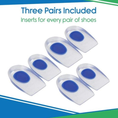 Silicone Heel Cup 3-Pack