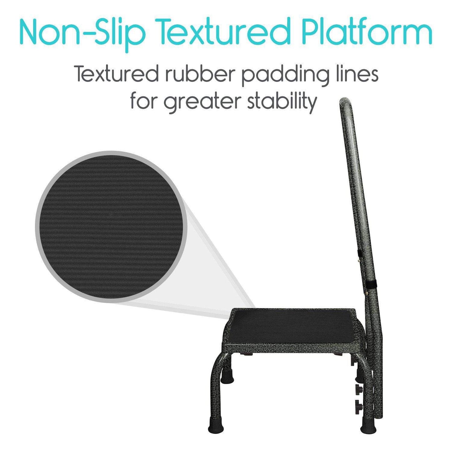 Vive Step Stool with Handrail