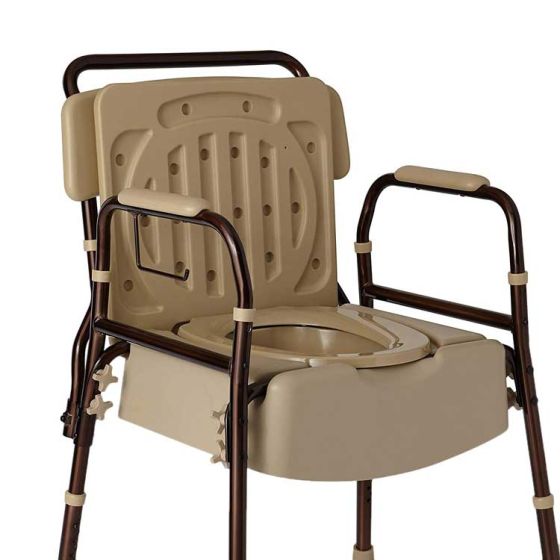 Medline Steel Commode with Microban