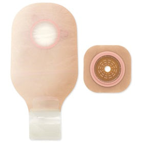 Hollister New Image™ Two-Piece Drainable Ostomy Kit – CeraPlus™ Skin Barrier, Lock 'n Roll™ Microseal Closure