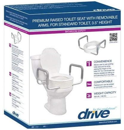 Drive Medical Premium Seat Riser with Removable Arms