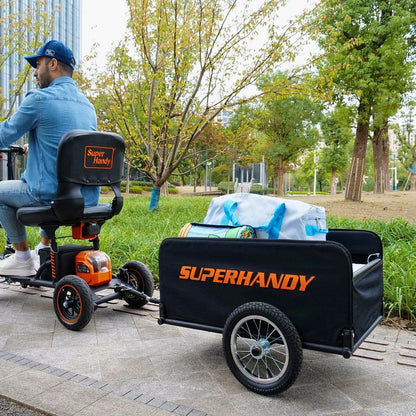 SuperHandy Mobility Scooter All-Terrain - Off-Road Design, 48V 2Ah Battery, 330lb Capacity