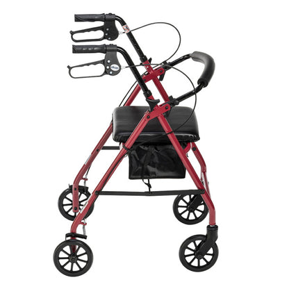 Drive Lightweight Rollator with Fold Up and Removable Back Support