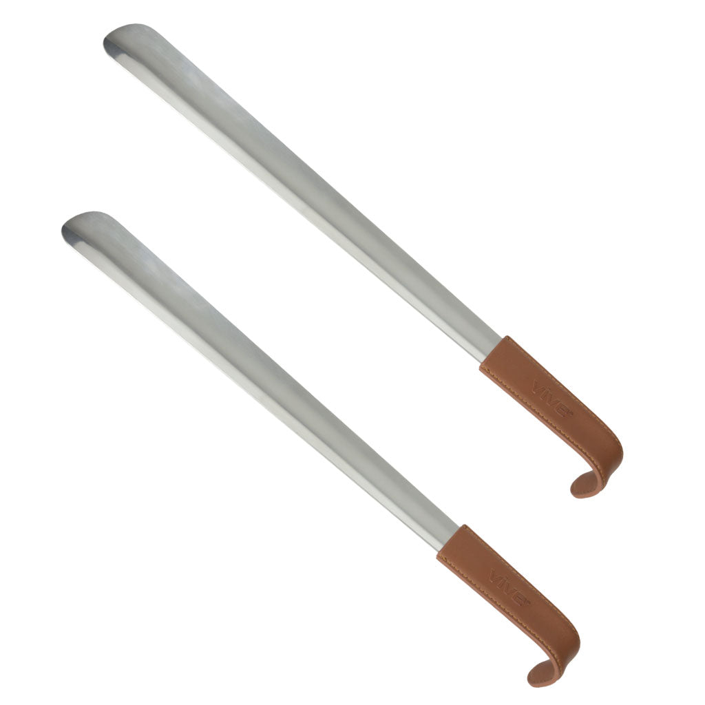 Metal Shoe Horn 16 Inch 2 pack