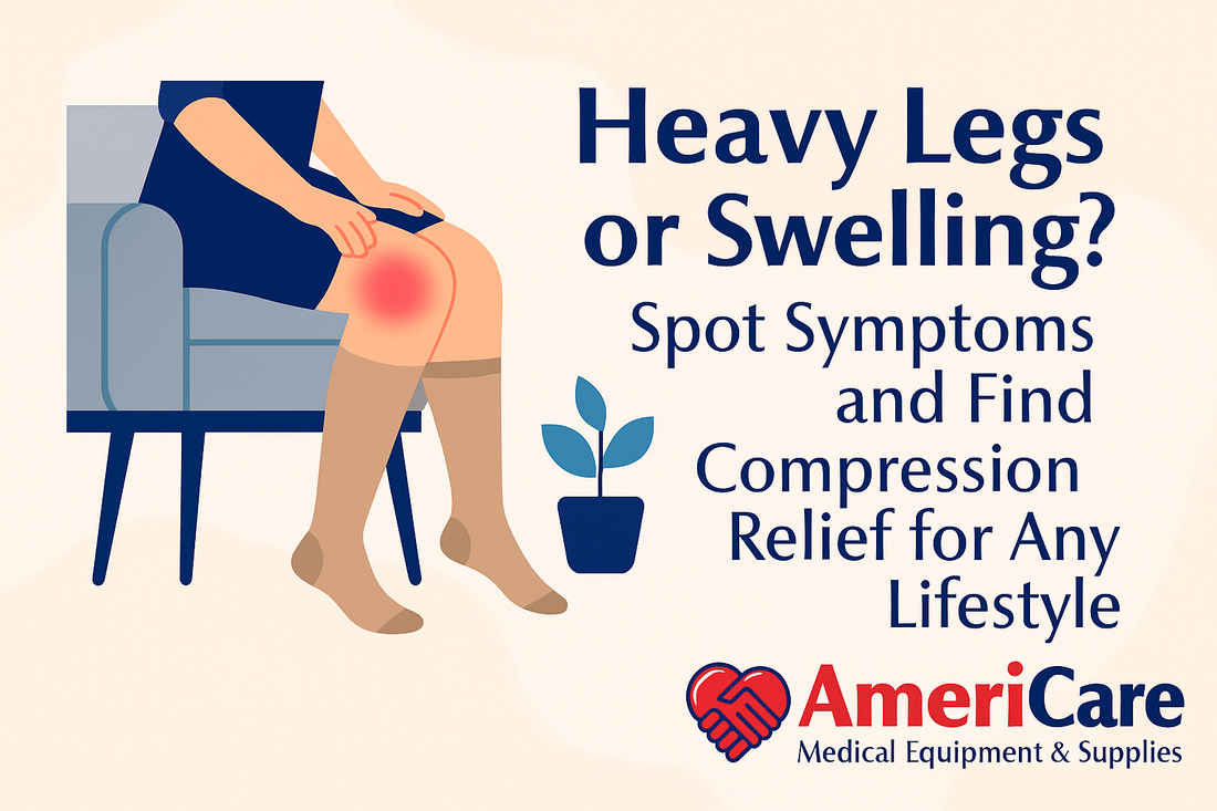 Heavy Legs or Swelling? Spot Symptoms and Find Compression Relief for Any Lifestyle