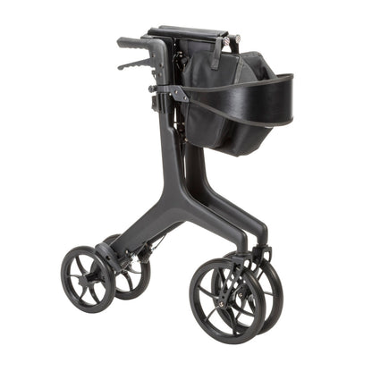 Drive AeroCarbon rollator, folded for storage