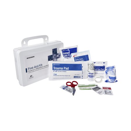 McKesson First Aid Kit 25 Person with Plastic Case