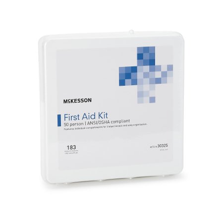 McKesson First Aid Kit 50 Person with Plastic Case