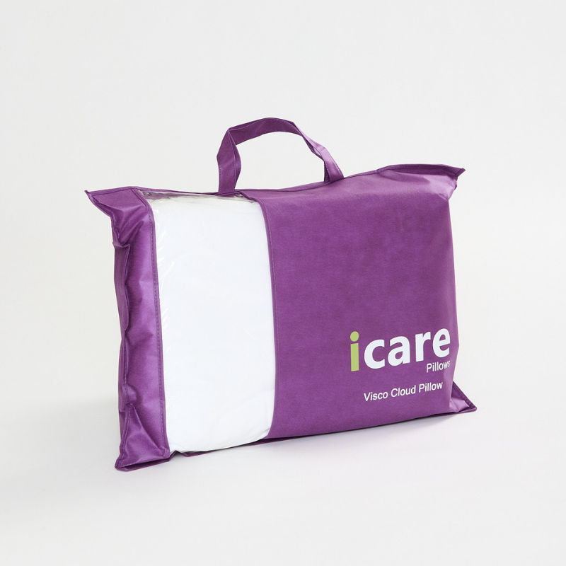 Icare Cloud Pillow, soft microfiber with removable ActiveX core