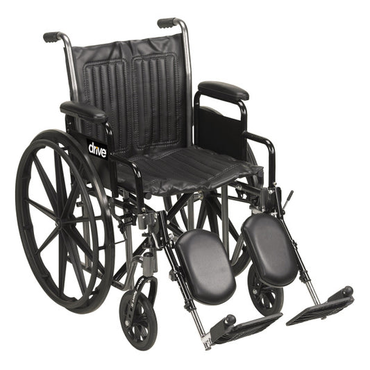 Drive™ Silver Sport 2 Wheelchair 18in