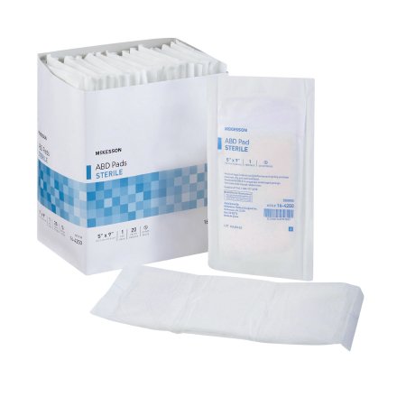 Mckesson Abdominal Pad 5 X 9 Inch 20 pack