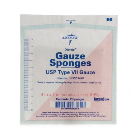 Medline Post-op Sponges 4 X 4 in Sterile
