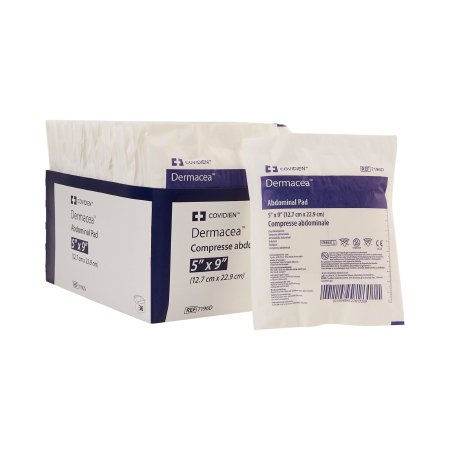 Covidien Dermacea™ Abdominal Pad 5 X 9 Inch 1 per Pack Sterile Rectangle