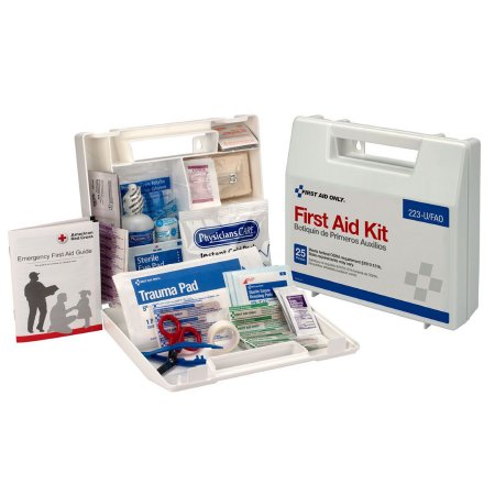 First Aid Only® First Aid Kit  25 Person Plastic Case