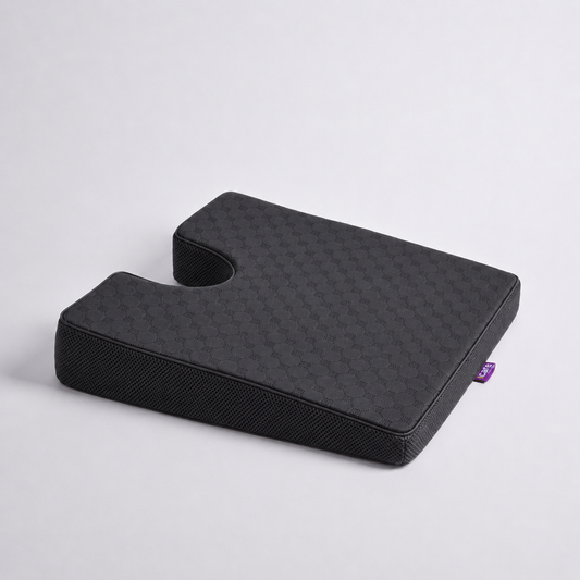Icare Supporta coccyx wedge cushion with tailbone cutout