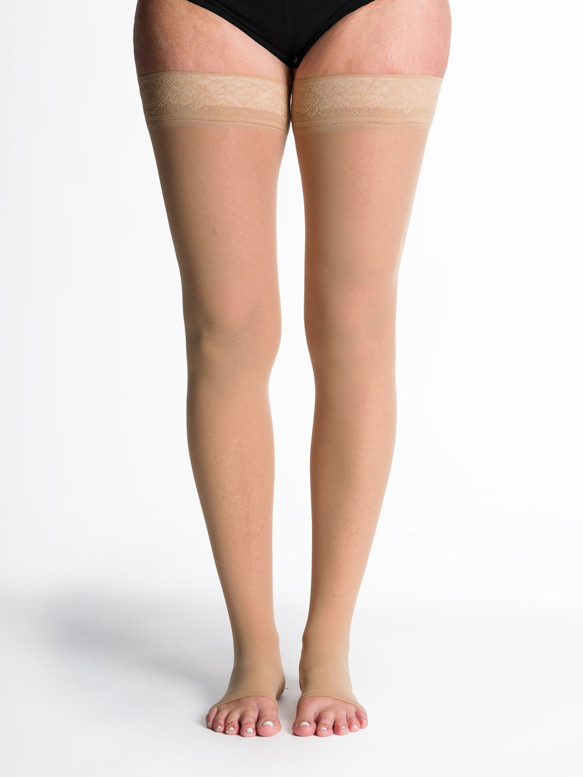 Sigvaris Women's Style Sheer Thigh-High Open-Toe
