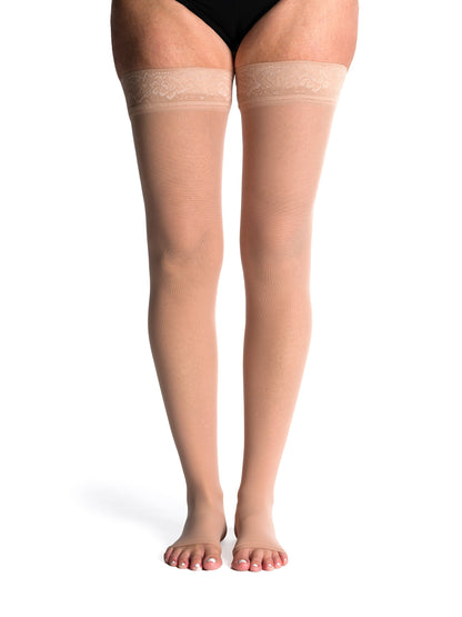 Sigvaris Women's Style Sheer Thigh-High Open-Toe