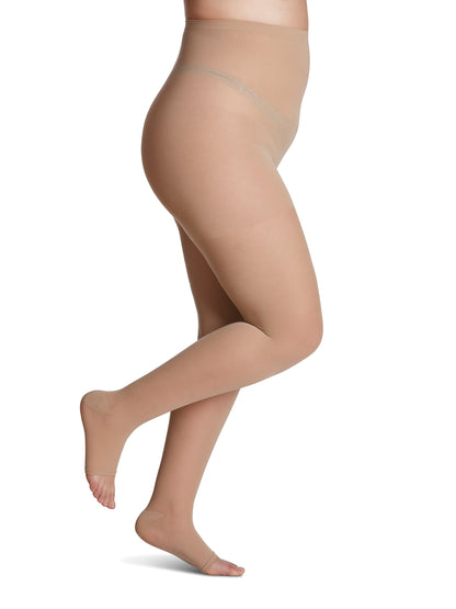 Sigvaris Women's Style Sheer Pantyhose Open-Toe
