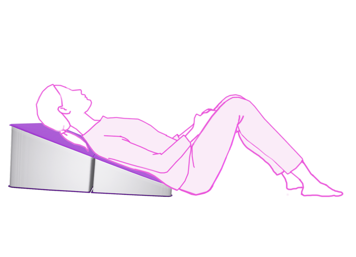 Icare Supporta bed wedge in use
