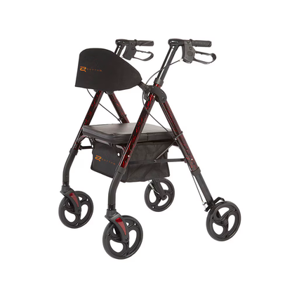 Rhythm Royal Deluxe Universal - Aluminum 4 Wheel Rollator