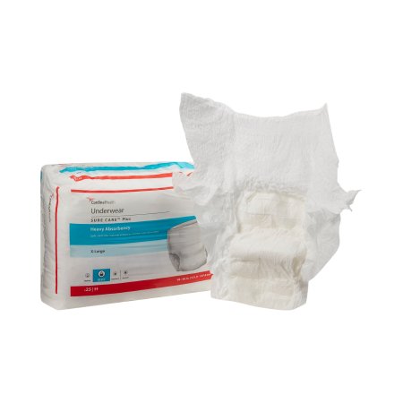 Cardinal Sure Care™ Plus Unisex Adult Absorbent Underwear Pull On