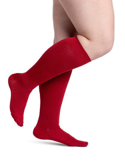 Sigvaris Women's Style Microfiber Patterns Calf 20-30 mmHg