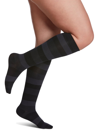 Sigvaris Women's Style Microfiber Patterns Calf 20-30 mmHg