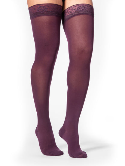 Sigvaris Women's Style Soft Opaque Thigh-High 20-30 mmHg