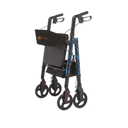 Rhythm Regal Bariatric Rollator - Aluminum, 450 lb, Wide Seat