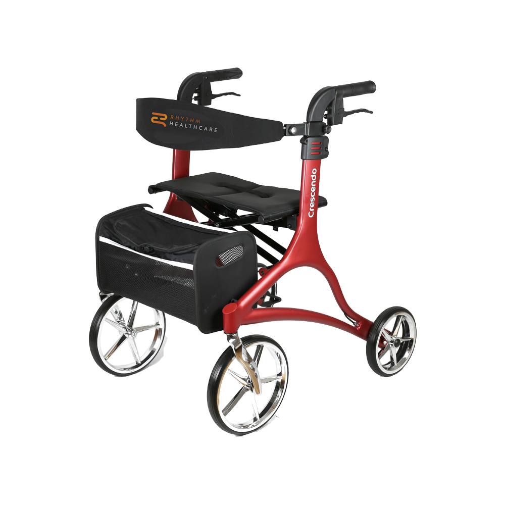 Rhythm Crescendo euro style rollator walker with seat